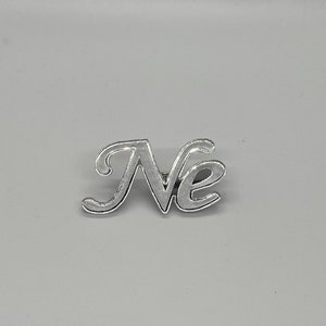 Personalized name brooch pin, brooch pin, silver brooch pin, name brooch, jewelry accessories