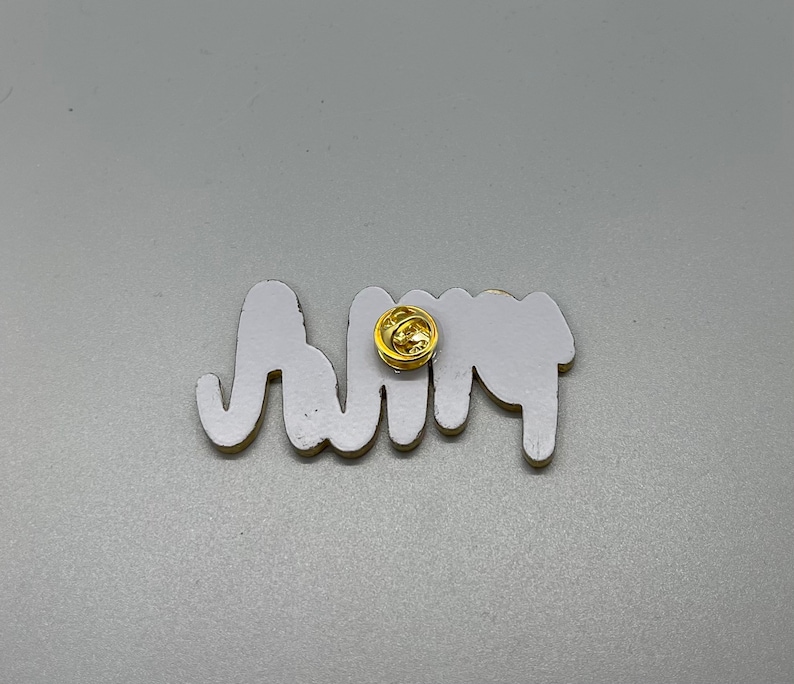 Personalized name brooch pin, brooch pin, gold brooch pin, name brooch, jewelry accessories image 7