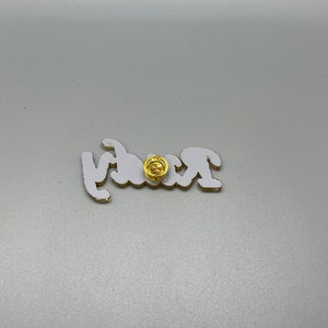 Personalized name brooch pin, brooch pin, gold brooch pin, name brooch, jewelry accessories image 5