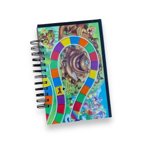 Candy Land Upcycled Journal