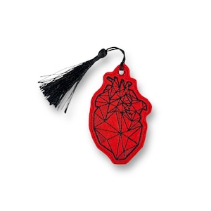 Anatomical Heart Bookmark