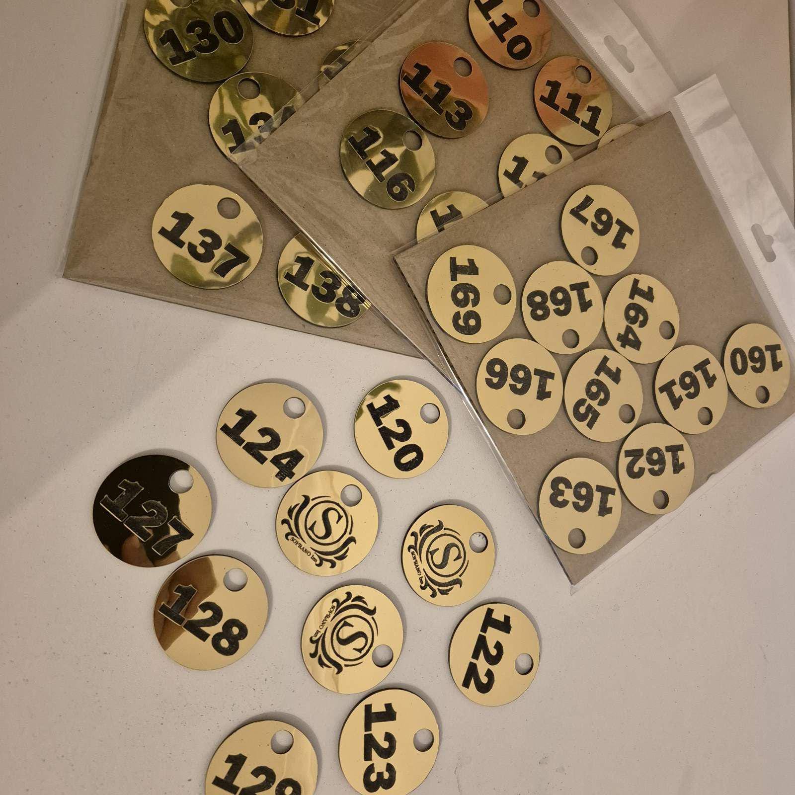 Custom Acrylic Locker Tags, Engraved Number Keychains, Gym Locker ...
