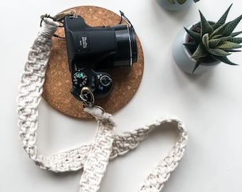 Handmade Camera Strap | DSLR Strap | Travel and Photography Gift | Boho Camera Strap | Bag Strap | Macrame Art | Photographer Gift