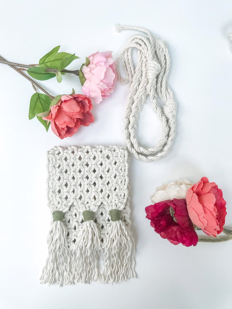 Pati\u2019s summer bag collection Shoulder Bag Macrame crossbag Macrame Handmade Macrame boho bag Waist bag
