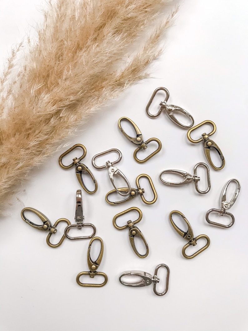 Metal Swivel Lobster Clasps Keychain Hooks 25mm Carabiner Etsy UK