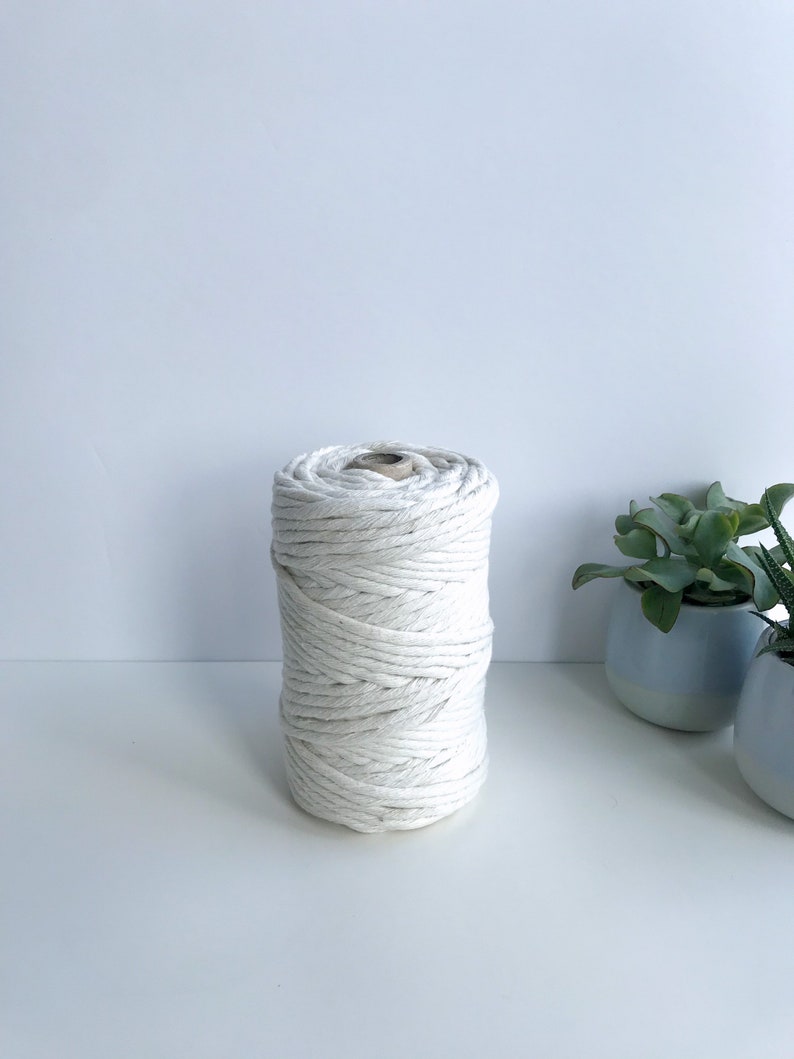 3mm Macrame 100 Cotton 5mm Macrame Cotton Twine Single Etsy UK