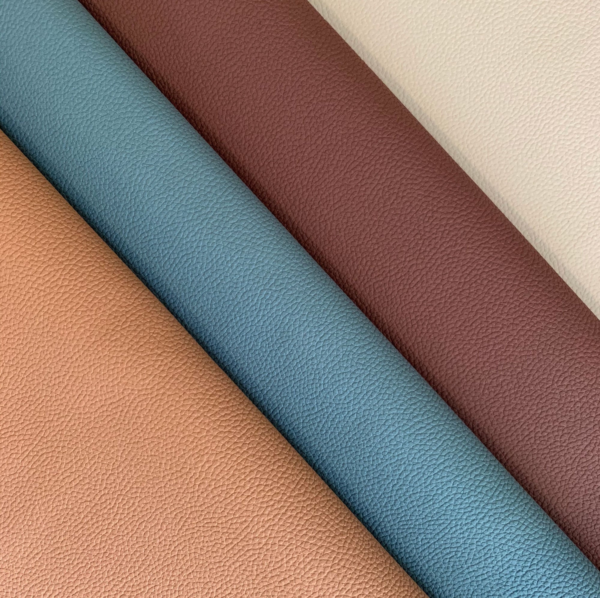 Cream Faux Leather Upholstery Fabric For Sofa Cushion Craft Etsy