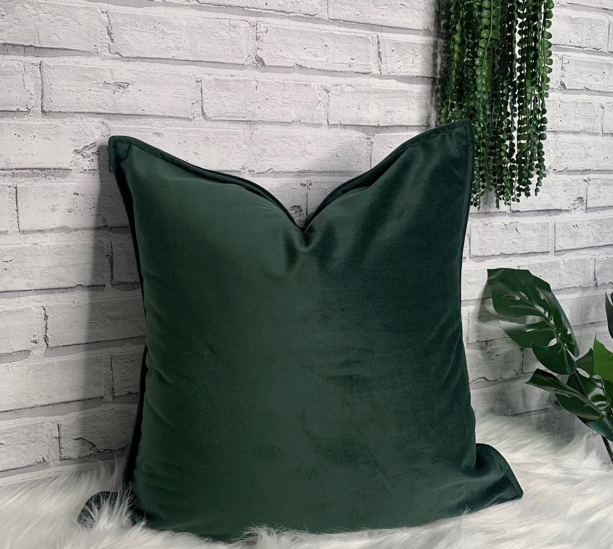 Velvet Cushion Cover Handmade High Quality Plush Soft Fabric double Sided With Zip Machine Washable. Etsy