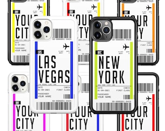 Plane ticket phone case Las Vegas