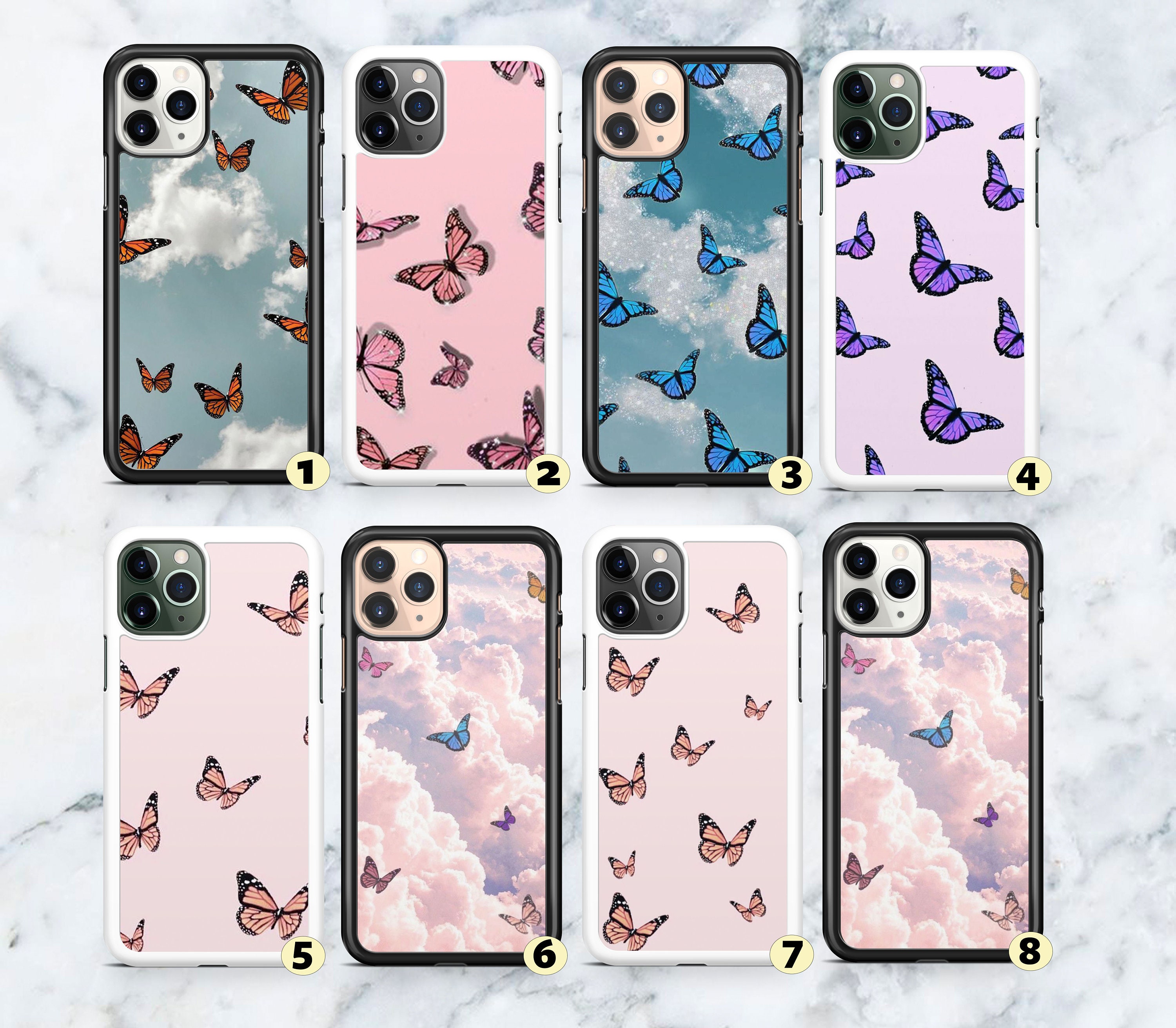 Buy Cute Aesthetic Butterfly Rubber Phone Case For Iphone 6 Se 7 Online In India Etsy