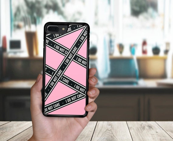 I Don t Care Rubber Telefoonhoesje. Voor iPhone 6 SE 7 8 XR 11 12