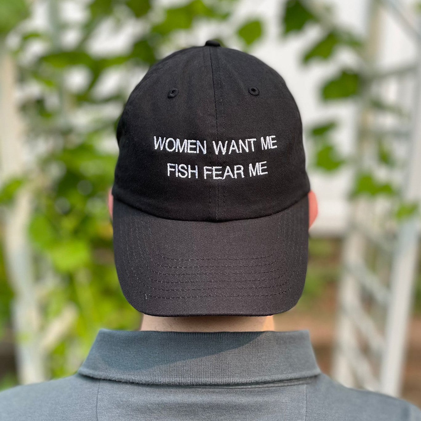 Women Want Me Fish Fear Me Hat Embroidered Stitched Etsy