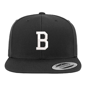 Gorra con letras, gorra de béisbol personalizada, gorra snapback, gorra con monograma, gorra con bordado universitario personalizado, gorra con letras iniciales bordadas