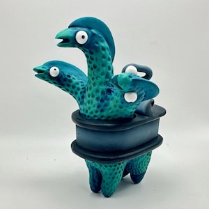 Sardine Can Hydra Tinned Fish Monster Resin Figurine