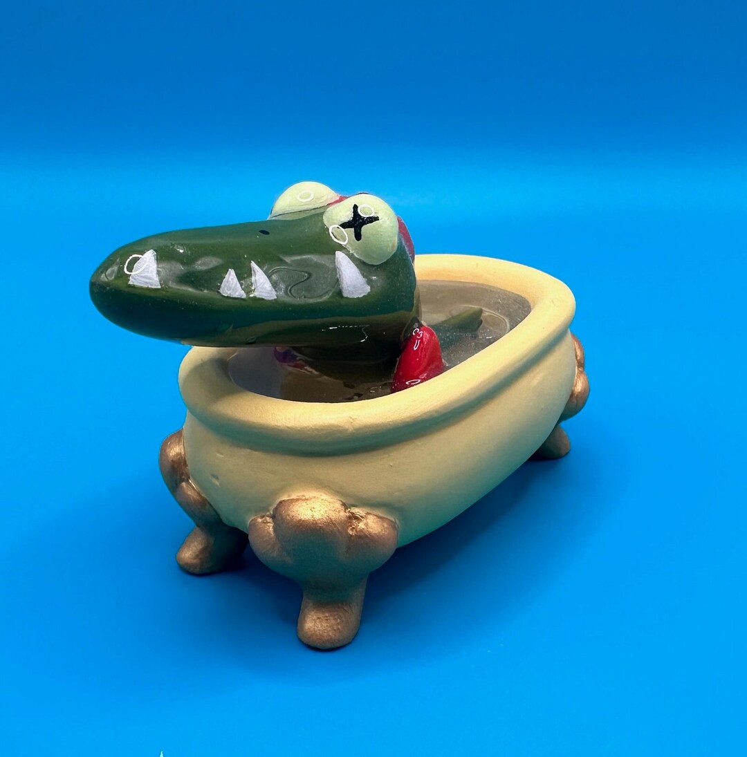 Bathtub Barracuda Mixed Media Sculpture Etsy