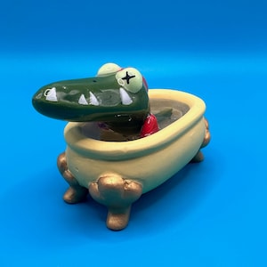 Bathtub Barracuda Mixed Media Sculpture