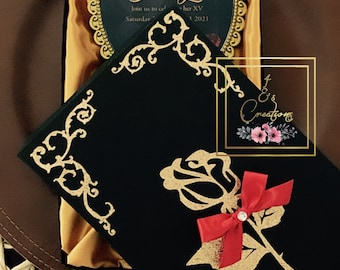 Beauty and the beast invitation | Mirror invitation | beauty and the beast | princess invitation | la Bella y la bestia