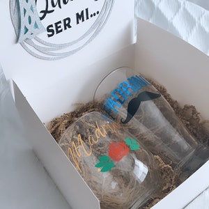 Baptism Proposal Box| Padrinos| Madrina| Padrino| Godparents| Quieres ser| Boy| Niño