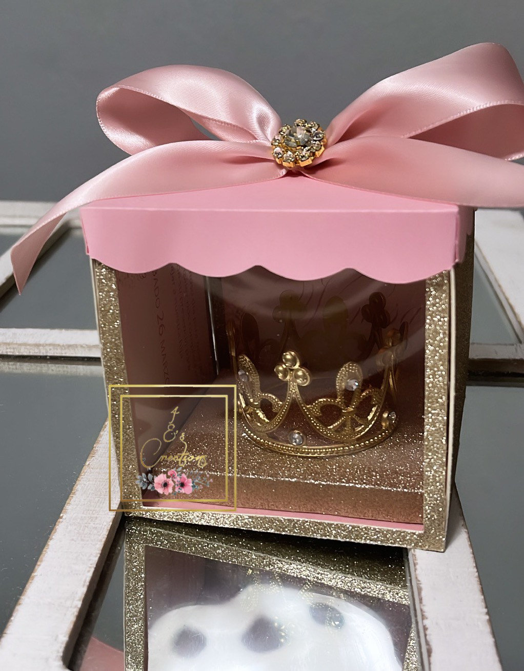 Quinceañera Exploding Box Invitation Princess Invitation Etsy