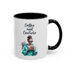 Audrey Hepburn Coffee and Couture Mug, Fashionista Gift, Coffee Culture, Audrey Hepburn Fan Gift, Iconic Hollywood Drinkware, Trendy Mugs
