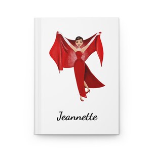 Audrey Hepburn Gift, Hardcover Journal, Personalized Notebook for Audrey Hepburn Fans, Writing Journal Gift for Her