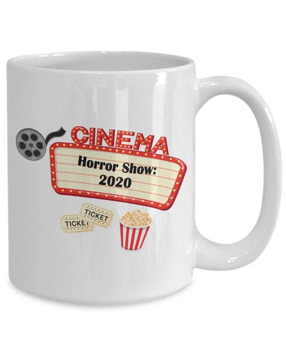 Retro Cinema Coffee Mug Vintage Movie Theater Mugs 2020 Etsy