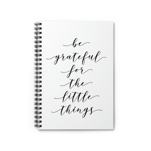 Gratitude Journal, Meditation Practice Notebook,  Gratitude Gift, Thankful Gratitude List, Thanksgiving Gifts