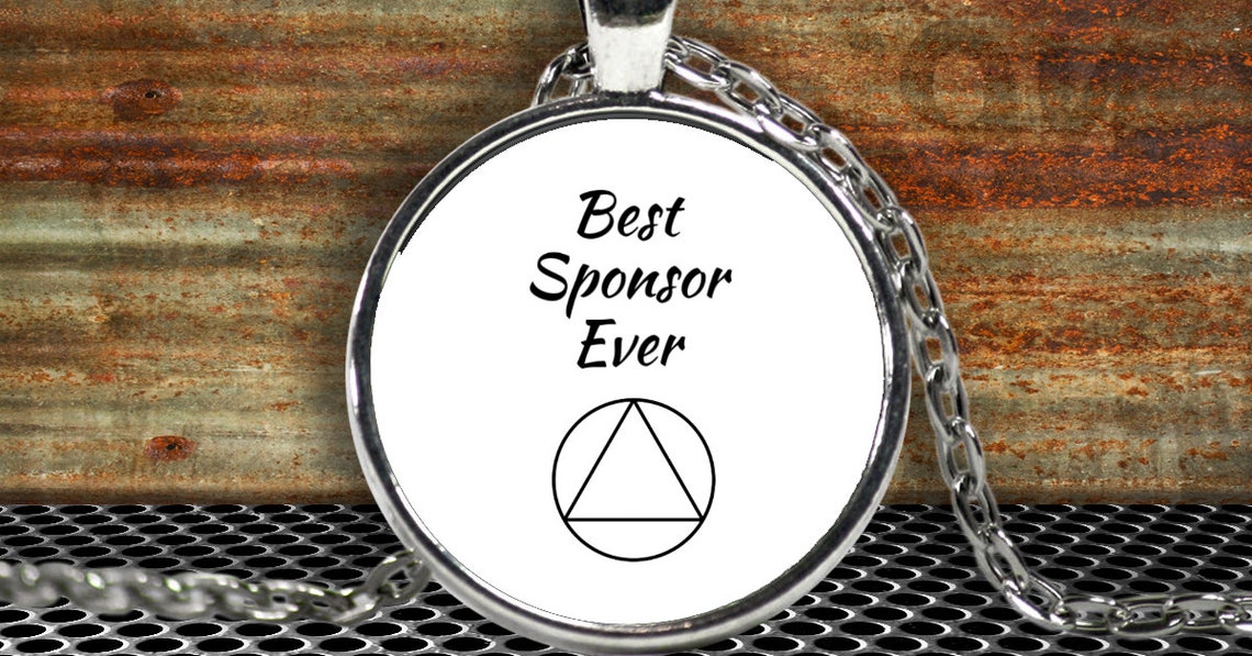 AA Sponsor Gift Best AA Sponsor Ever Jewelry Gift for Etsy