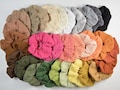 5 sizes Srunchie Muslin / Hair tie / Ponytail tie / black / grey / white / beige / rust / green / blue / yellow / pink / solid color / plain product logo