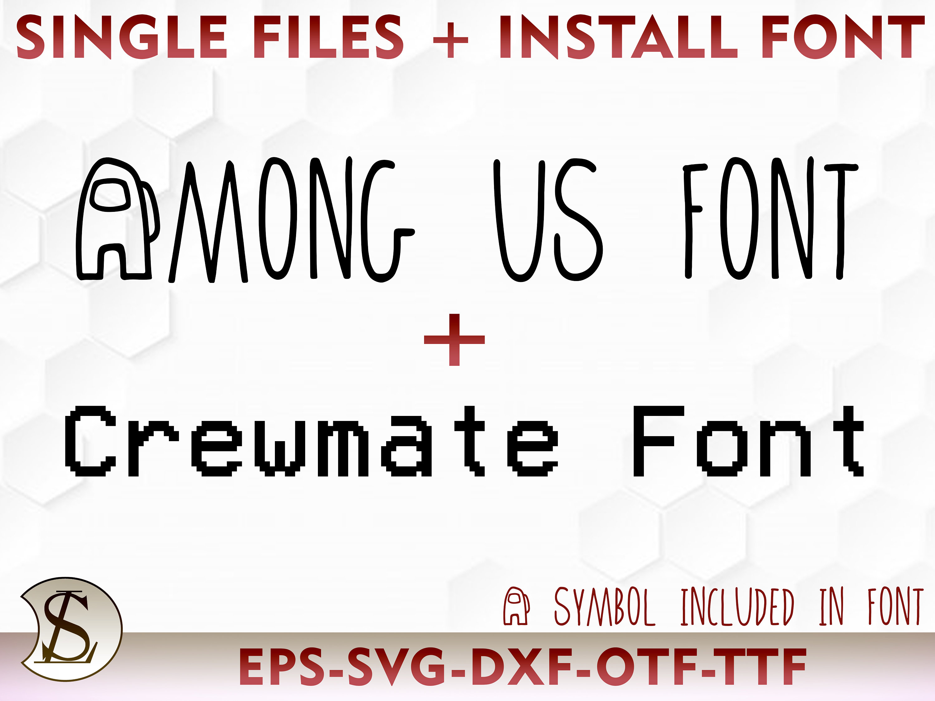 Download Among Us Font Crewmate Font Svg Files For Cricut