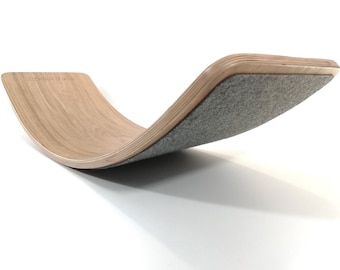 Bilanciere in rovere Feltro Montessori Design della tavola di bilanciamento