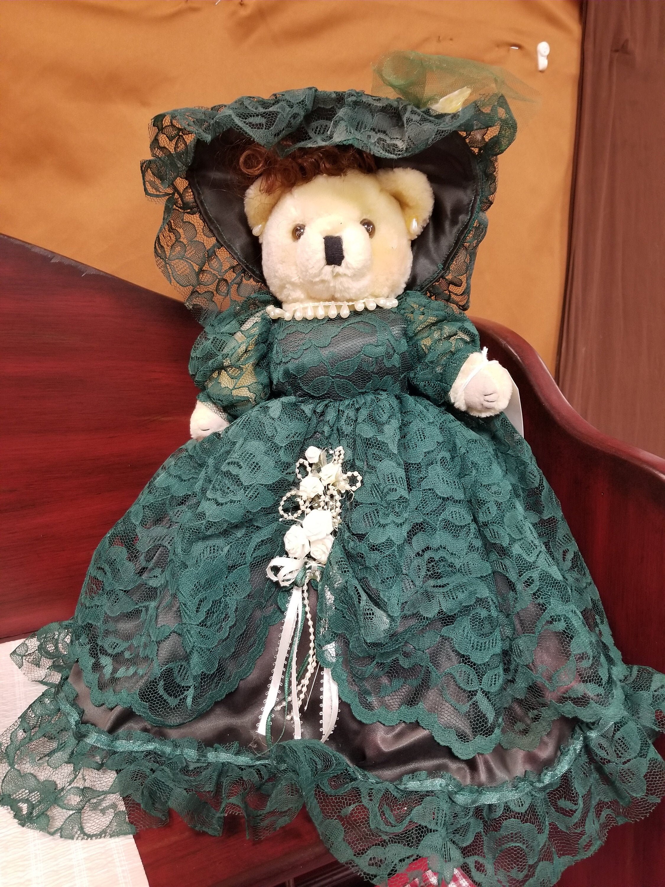 Victorian Style Teddy Bear Handmade jointed and w/stand Etsy