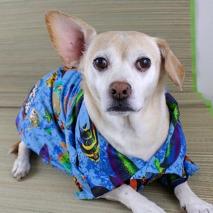 READ DESCRIPTION BELOW Dog Shirt Dog Clothing Beach Clothes for Dogs Hawaiian Shirt Gift for Dogs Summer Clothing