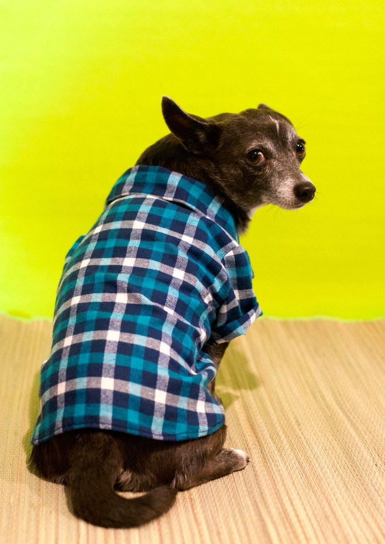 Plaid Flannel Shirt Dog Shirt Dog Clothing Beach Clothes Etsy