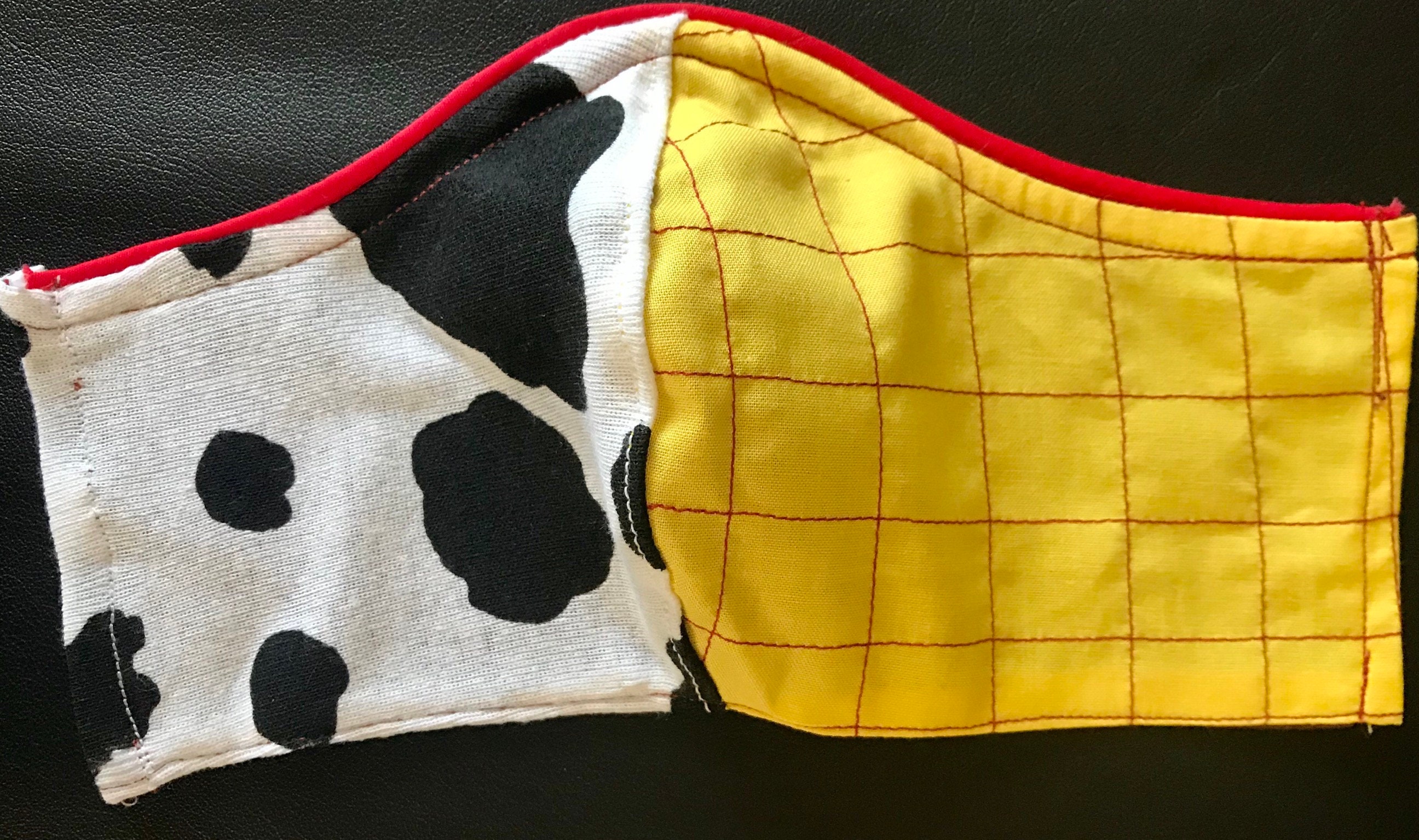 Cowboy Character Inspired Face Mask Etsy