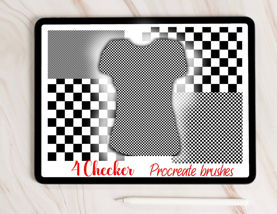 Procreate Brush, Procreate Checker Pattern Brushes , Procreate Brush