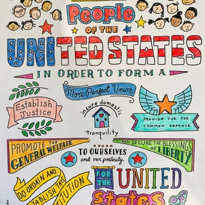 US Constitution Coloring Page image 2