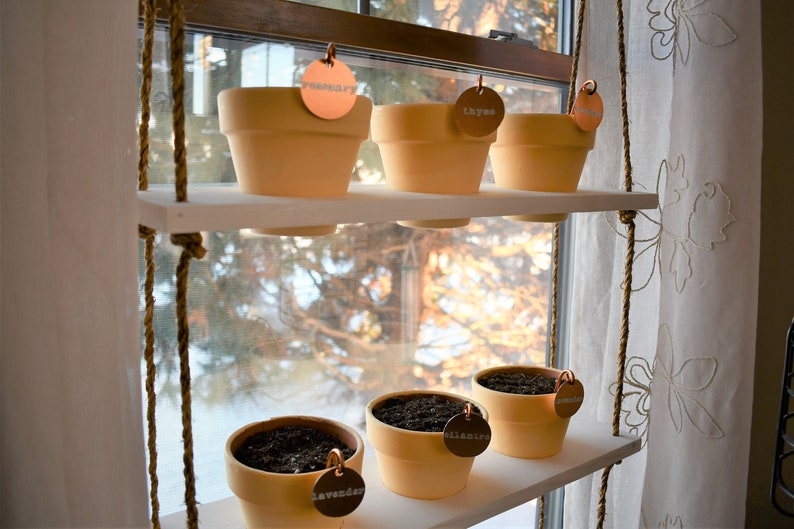 Hanging Window Plant Shelf image 6