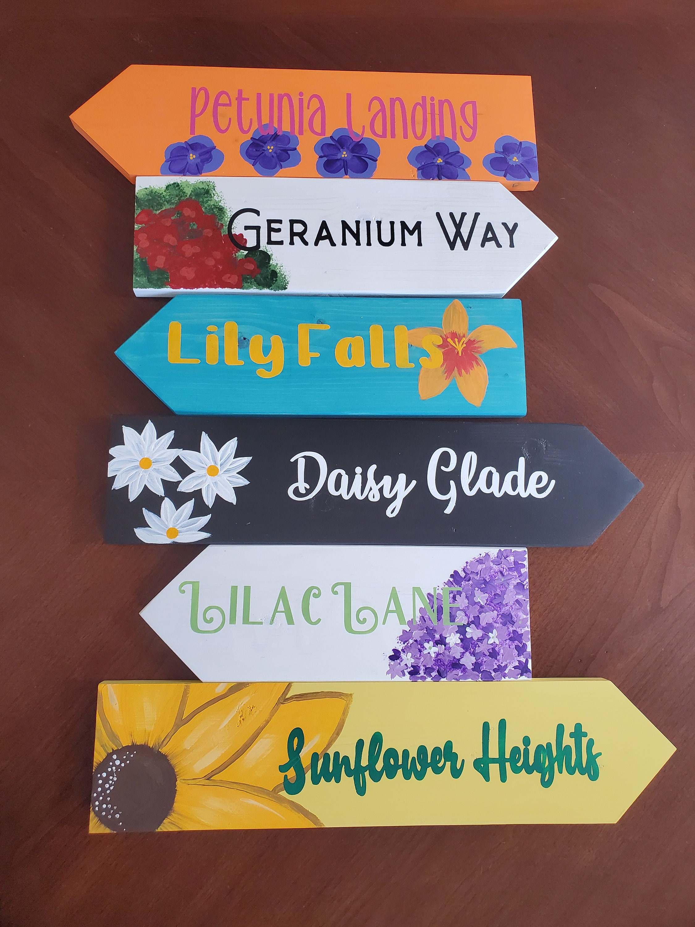 Destination Sign Post Personalized Garden Sign Outdoor Etsy