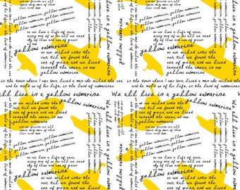 100/% Quilt Shop Cotton Fabric Star Spangled Banner Song Lyrics from We the People Collection by Timeless Treasures