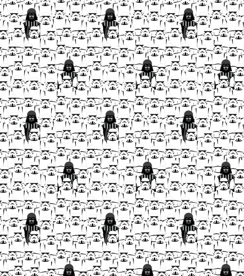 Star Wars Darth Vader And Stacked Troopers Licensed Cotton Fabric 100/% Cotton Fabric 18x21 Fat Quarter