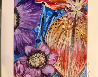 Vívido - Una pintura original de técnica mixta