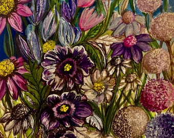 Malvarrosas - Una obra de arte original