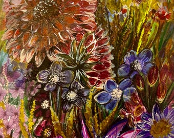 Sueños de dalia: una obra de arte original