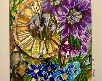 Paz en el tiempo - Una pintura original de técnica mixta