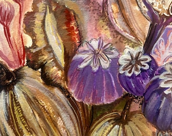 Vainas - Una pintura original en técnica mixta.