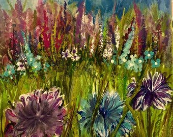 Swish - Una obra de arte floral original