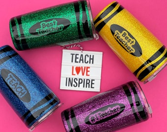 Crayon Tumbler, Teacher Gift, Teacher Appreciation