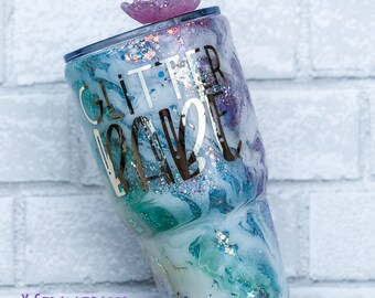 Rainbow Ombre Tumbler, Rainbow Glitter Tumbler, Rainbow Swirl, Rainbow Marble, Rainbow Milky way, Pastel Rainbow