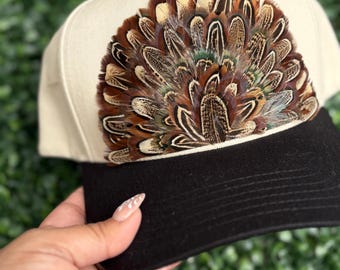 Feather Patch, PATCH ONLY, Feather Crown Patch, Feather Fan, Feather Trucker Hat